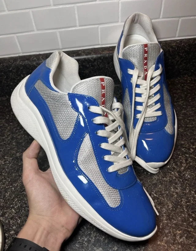 Prada Prads Cup Shoes in blue from Grailed