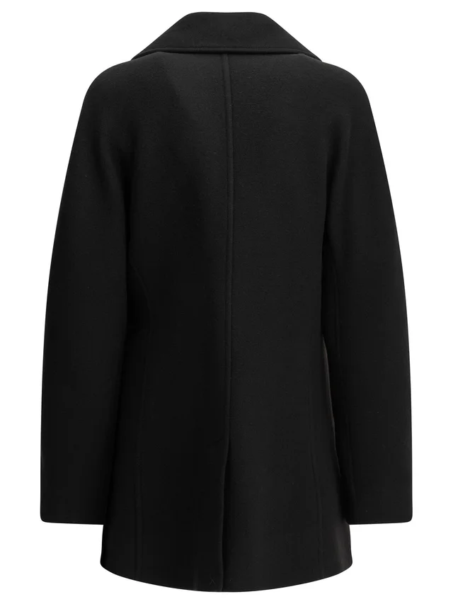 Totême Rounded Peacoat, photo 2 of 4 from SENSER