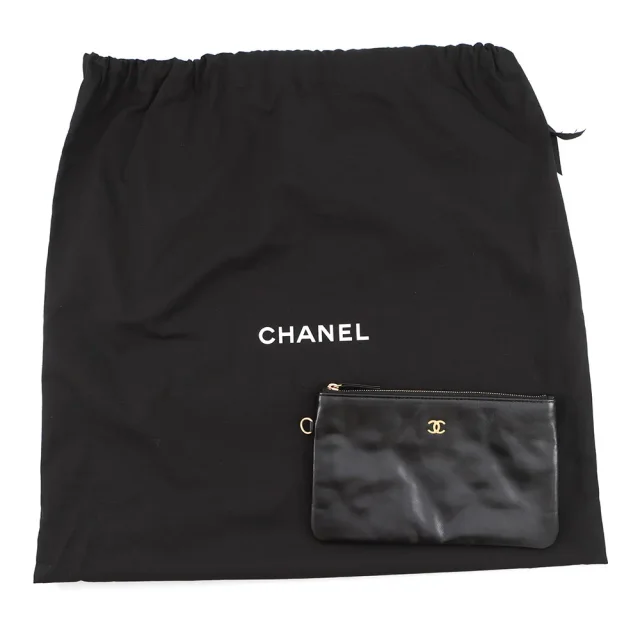 Chanel CHANEL22 ChainShoulder Bag BlackAS3261 Shiny Calf Leather Size Medium in Calfskin from GALLERY RARE, photo 13 of 13