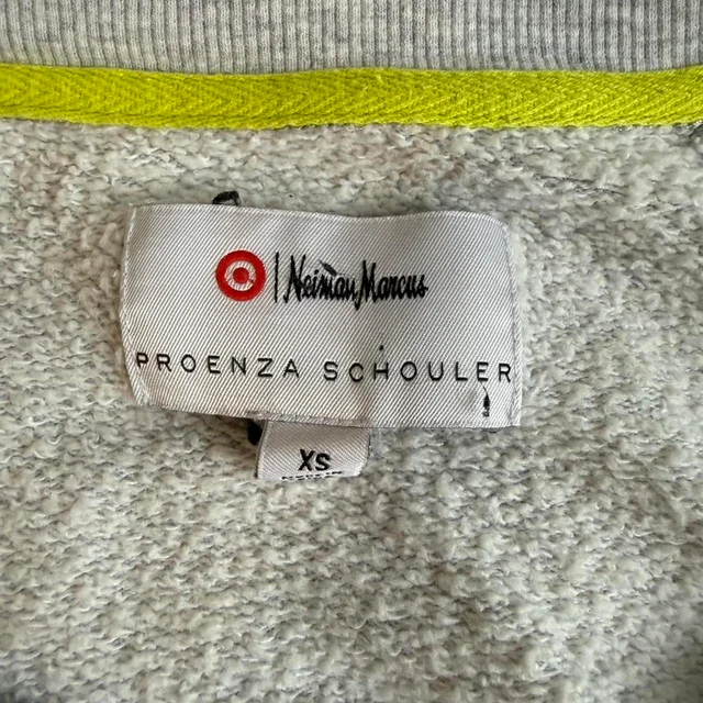 Proenza Schouler Women's Sweatshirt - Grey/Multi - 28D in multicolor|gray from Depop, photo 3 of 3