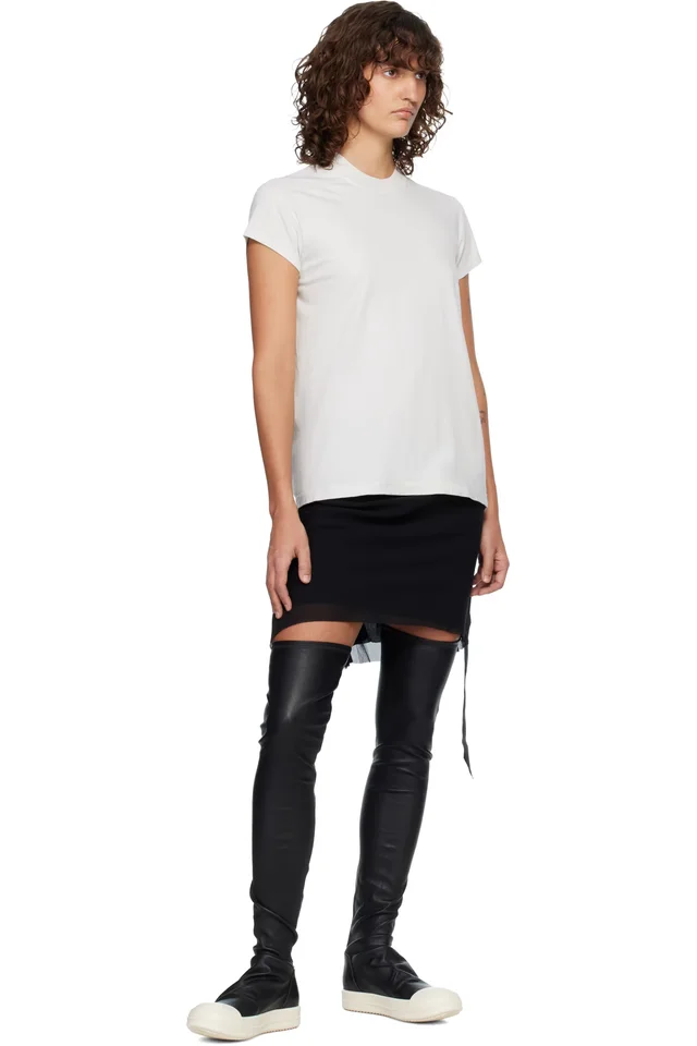 Rick Owens DRKSHDW Off-White Temple Level T-shirt, photo 4 of 4 from SSENSE