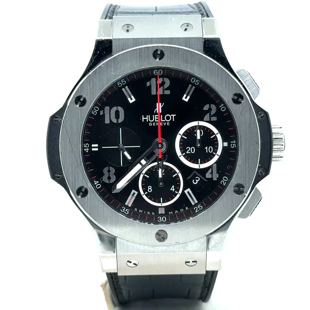 Hublot Big Bang Chronograph Black Dial Mens Watch 301.SX.130.RX in silver|black|gray from Jomashop.com