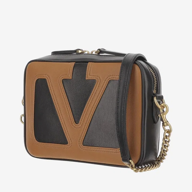 Valentino Garavani Viva Superstar Shoulder Bag — Black Leather in Black Leather from HEWI