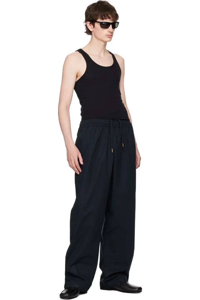 WILLY CHAVARRIA Black Ruff Rider Track Pants, photo 4 of 4 from SSENSE