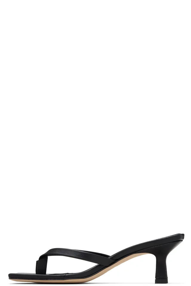 Aeyde Black Wilma Square-Toe Heeled Sandals, photo 3 of 4 from SSENSE