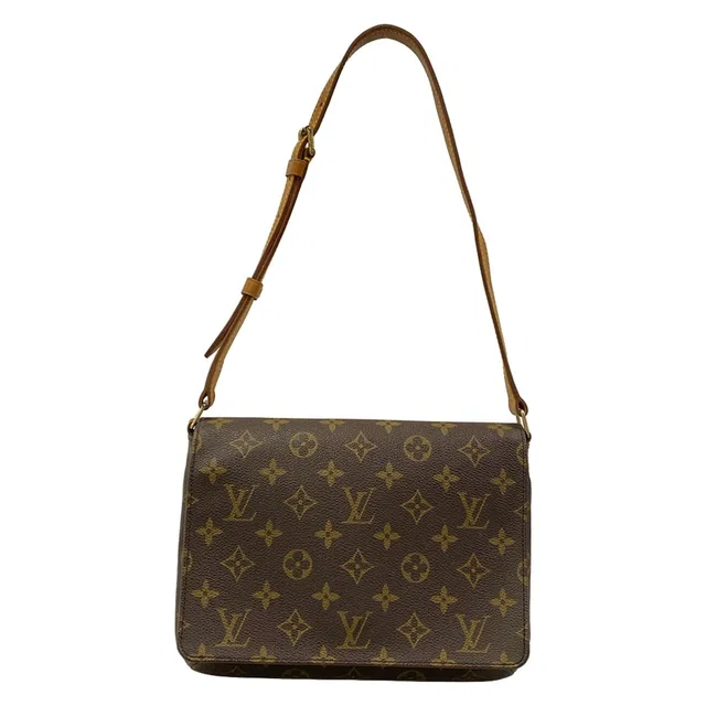 Louis Vuitton Shoulder Bag Monogram Musette Tango Short Strap in Coated canvas from The Reluxe