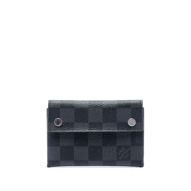 Black Louis Vuitton Damier Graphite Compact Modulable Wallet Small Wallets in Black Canvas from Designer Revival, photo 1 of 1