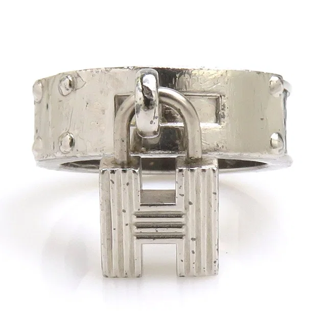 Hermès Scarf Ring H Cadena Charm in Leather from The Reluxe