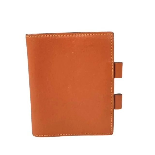 Hermès Agenda Mini Notebook Case, Orange/Yellow Leather, Men's/Women's Stationery in orange Leather from Grailed, photo 1 of 1