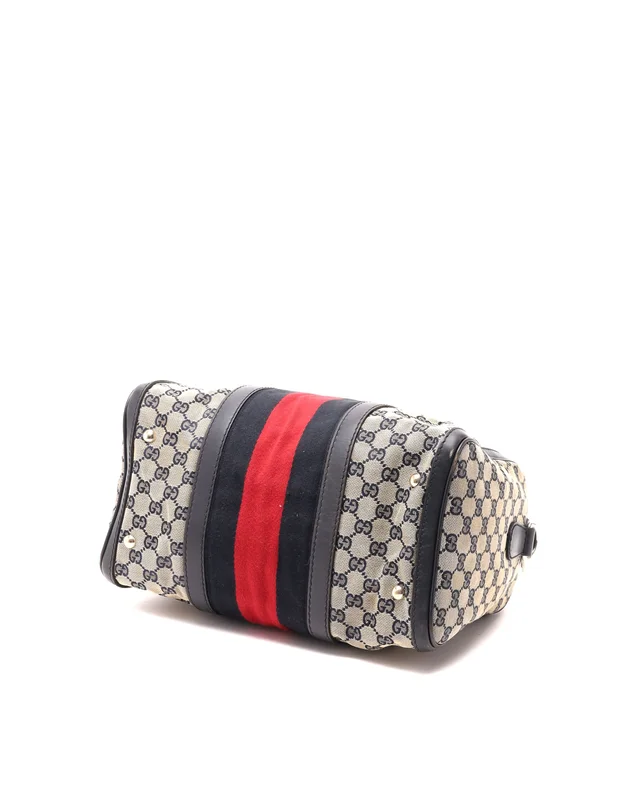 Gucci GG Sherry Line Boston Bag in Canvas from A Retro Tale, photo 4 of 9