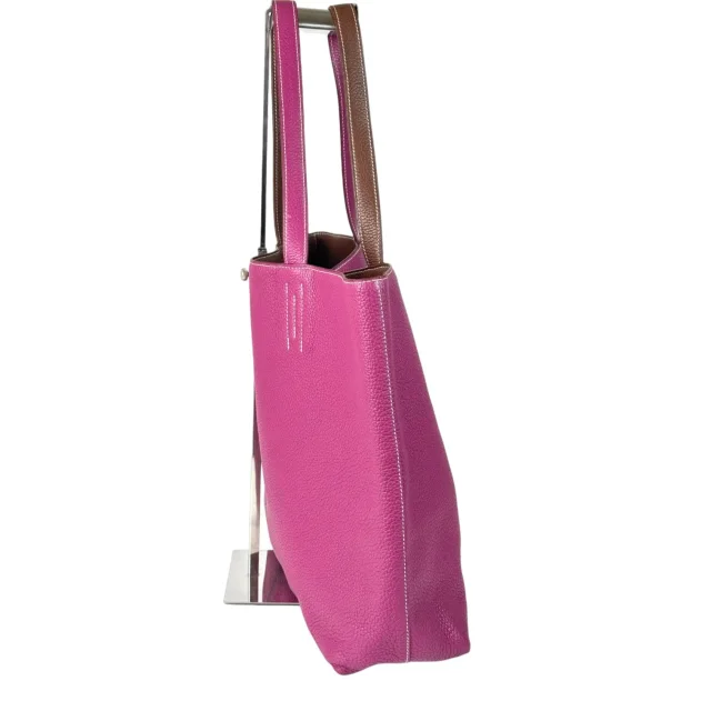 Hermès Double Sense Tote Bag in Pink & Gold in Pink from Luxury Promise, photo 5 of 7