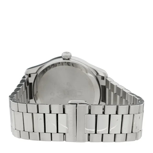 Gucci Stainless Steel 38mm G-Timeless Charm Quartz Watch Black in Black from FASHIONPHILE, photo 3 of 5