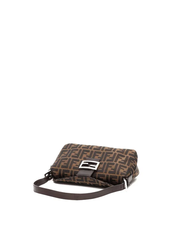 Fendi Zucca Fold Over Baguette Bag in Canvas from A Retro Tale, photo 4 of 7