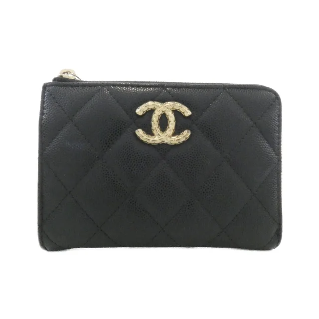 Chanel Wallet Black in Black Caviar leather from The Reluxe