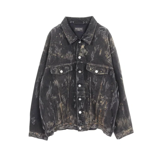 Balenciaga Cotton Denim Jacket in Denim from LuxUness