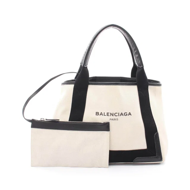 Balenciaga NAVY CABAS S tote bag in Navy Canvas from LuxUness