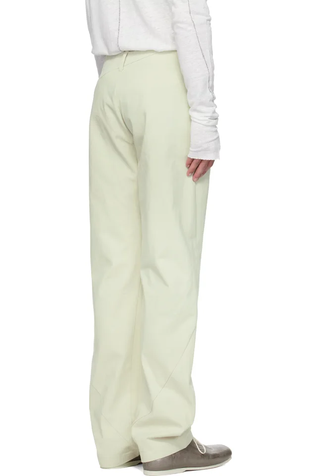 POST ARCHIVE FACTION (PAF) Off-White Archive Stream Trousers, photo 3 of 4 from SSENSE