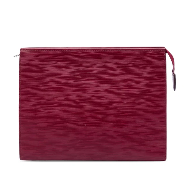 Pink Louis Vuitton Epi Toiletry Pouch 26 Clutch Bag in Pink Leather from Designer Revival