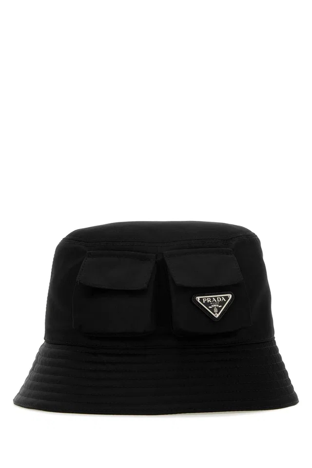Prada Re-Nylon Bucket Hat — Black in Black Nylon from HEWI
