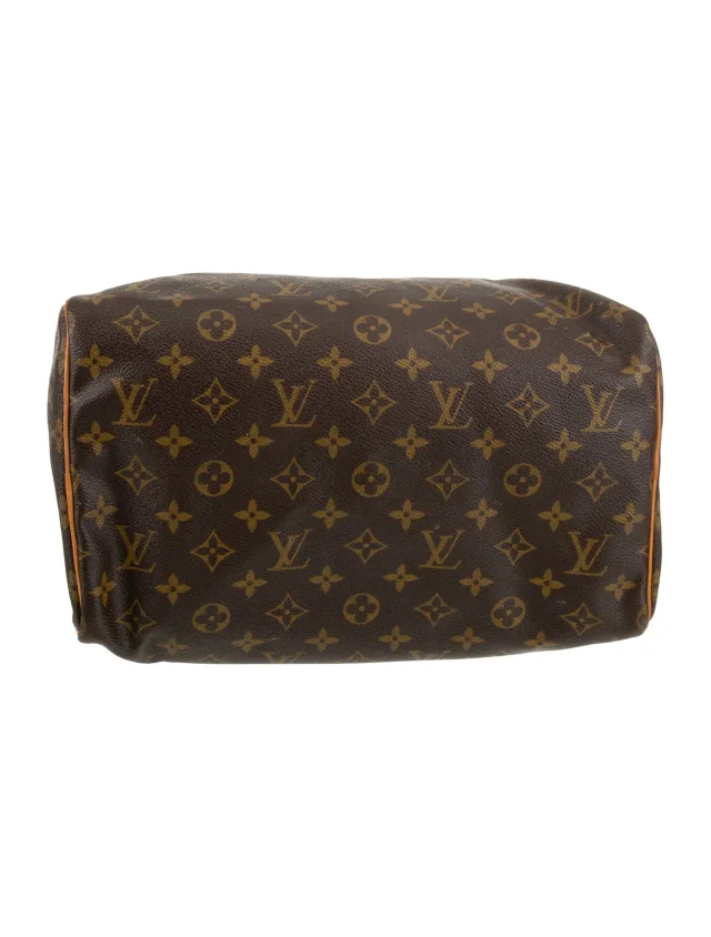 Louis Vuitton Top Handle handbags in Brown Coated canvas from The RealReal, photo 5 of 6