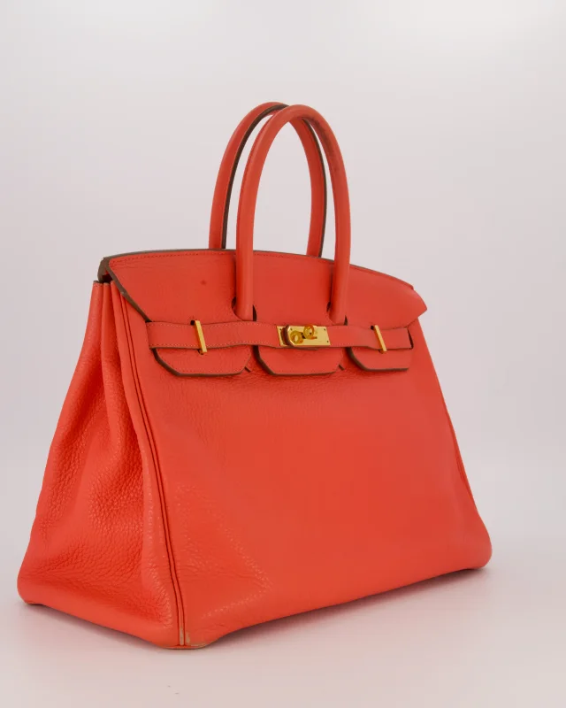 Hermès Birkin Retourne 35 Bag in Pink Togo leather from Sellier, photo 3 of 21