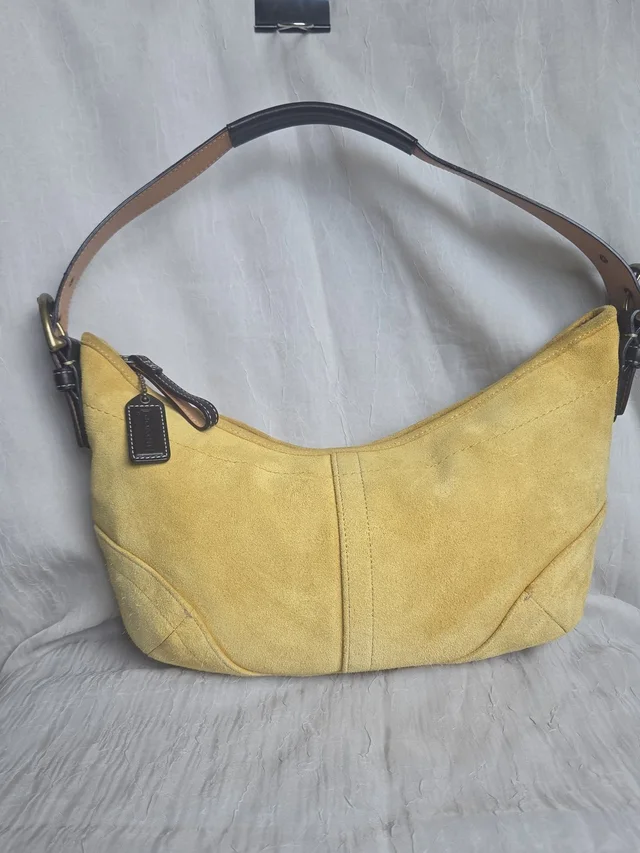 Coach Vintage Soho Suede Hobo Bag in yellow Suede from Poshmark