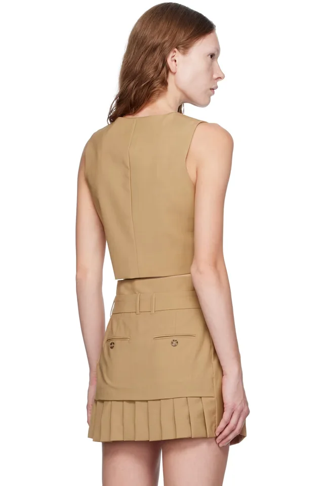 The Garment Brown Pisa Vest, photo 3 of 4 from SSENSE