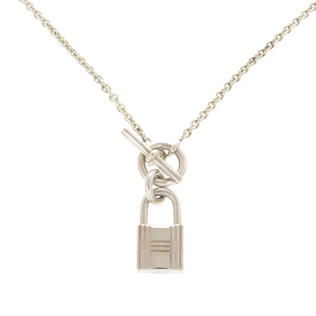 Hermès Amulette Cadena Necklace 925 Sterling Silver in Silver from The Reluxe