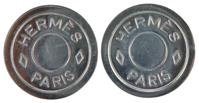 Hermès Silver Sellye Earrings in Silver from Bagriculture