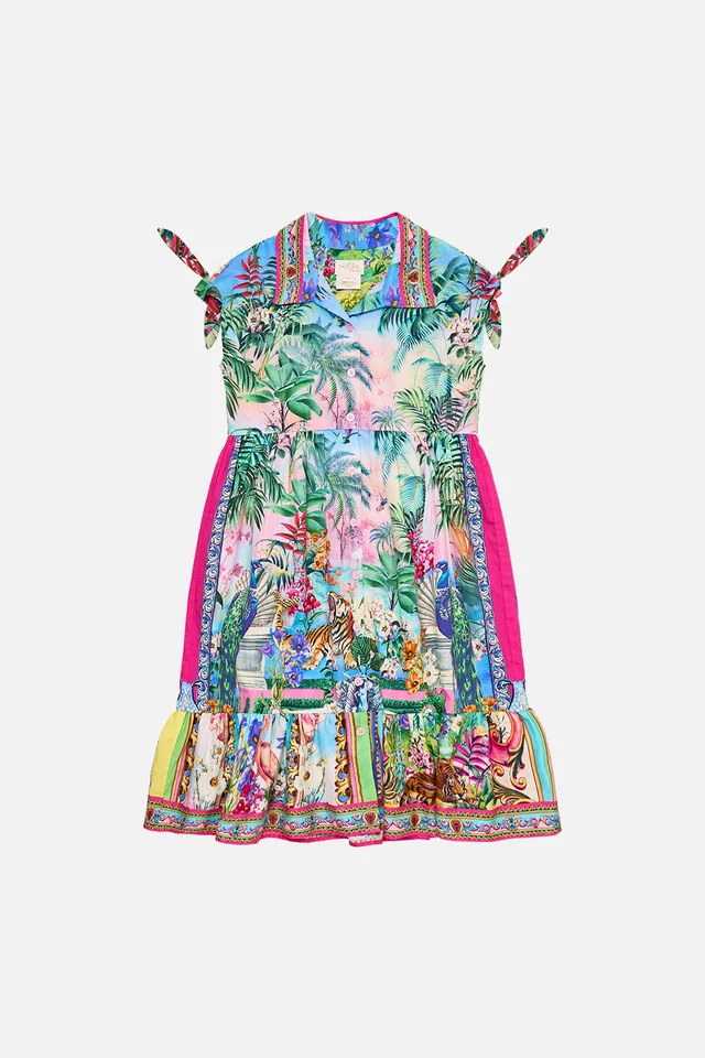 Camilla eBoutique KIDS BUTTON MIDI DRESS WITH TIE SLEEVE 4-10 SPIRIT OF SANTA MARIA from CAMILLA, photo 1 of 1