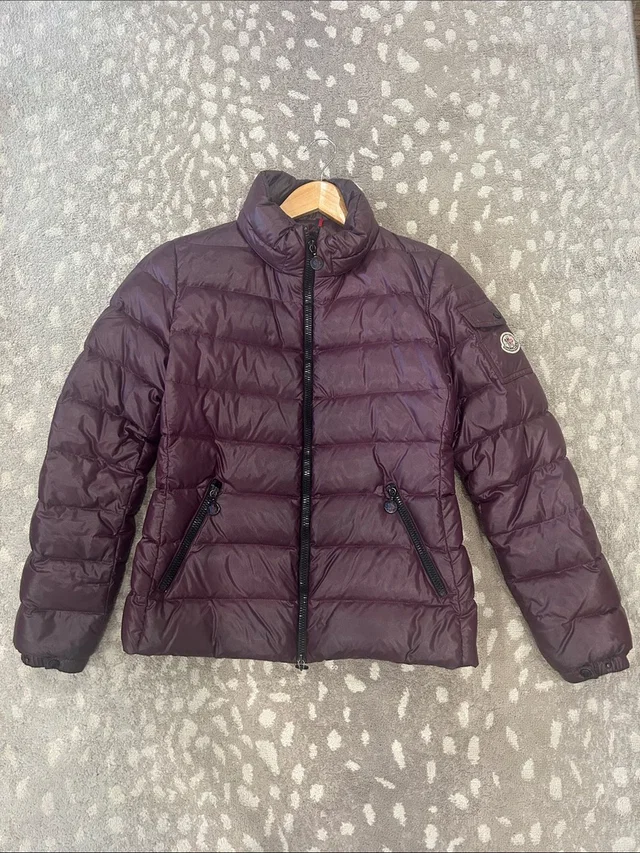 Moncler Deep Wine Quilted Down Jacket Authentic in red|purple from Poshmark
