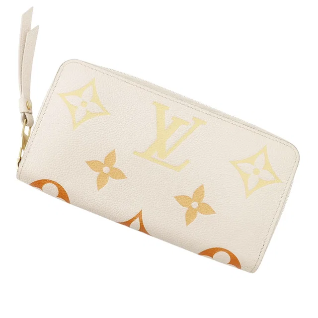 Louis Vuitton Zippy Wallet Gradient Collection Claims SaffronM82206 Monogram Empreinte Leather in Leather from GALLERY RARE