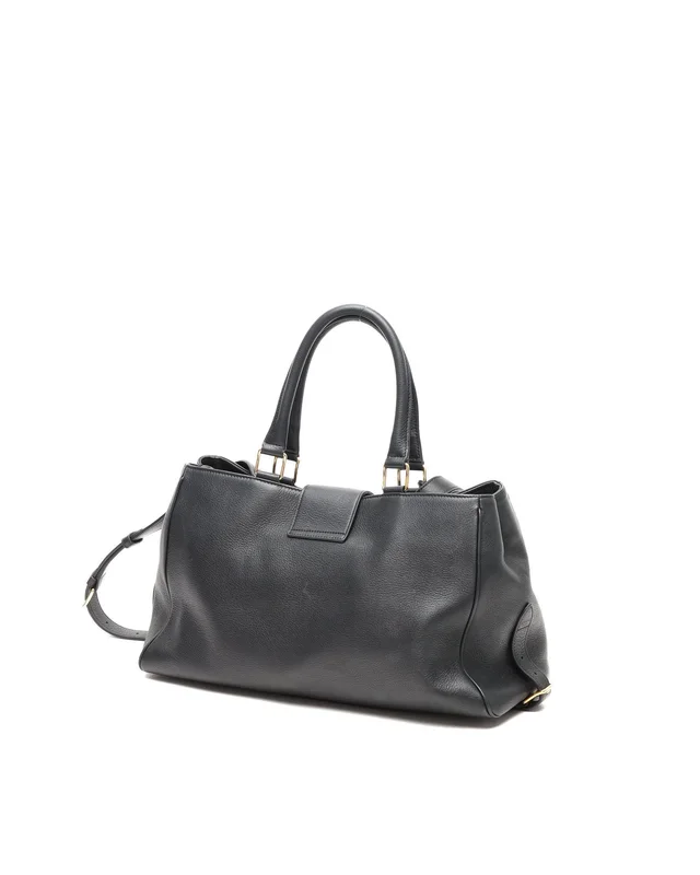 Celine 2023s Medium Appoline Trio Bag in Caviar leather from A Retro Tale, photo 3 of 9