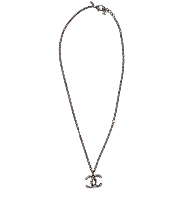 Chanel A13B CC Necklace in Grey Brass from Designer Exchange