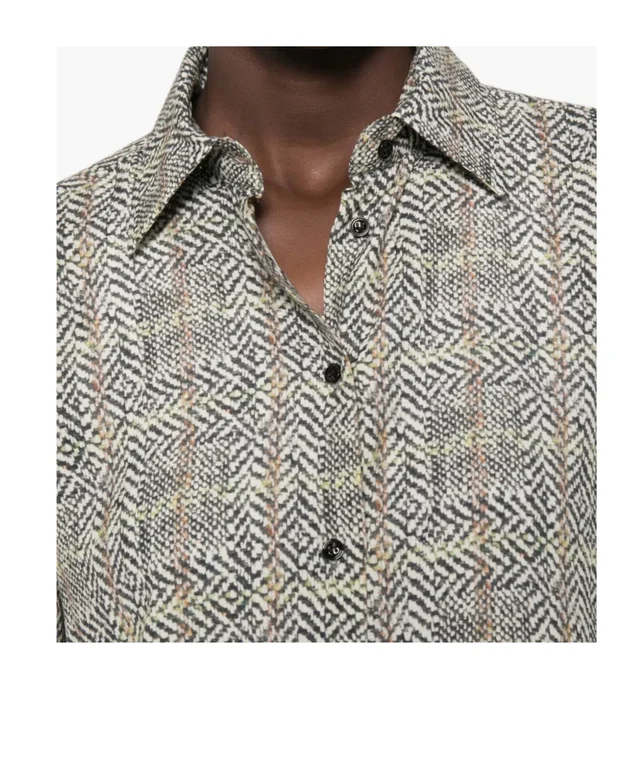 Ermanno Scervino geometric-print button-down shirt, photo 4 of 5 from SENSER