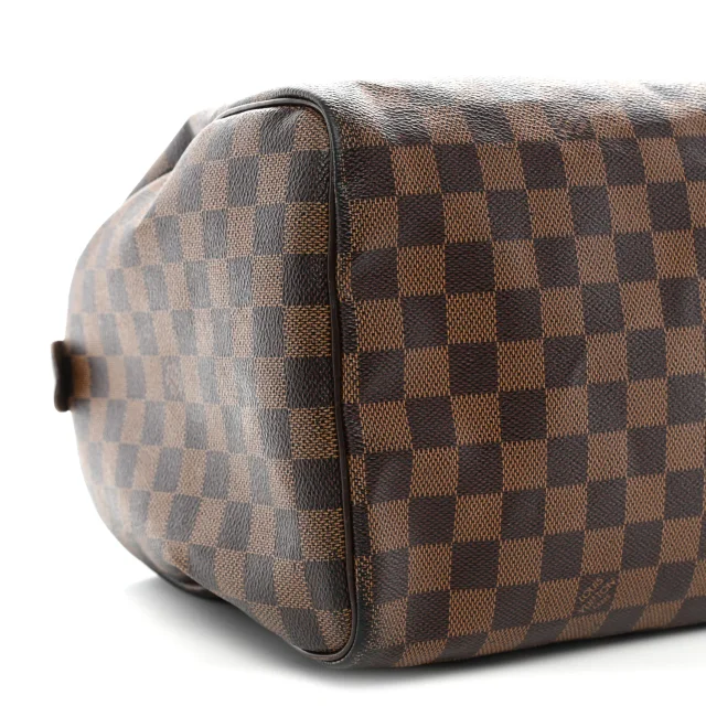 Louis Vuitton Damier Ebene Speedy 35 in Brown Coated canvas from FASHIONPHILE, photo 9 of 12