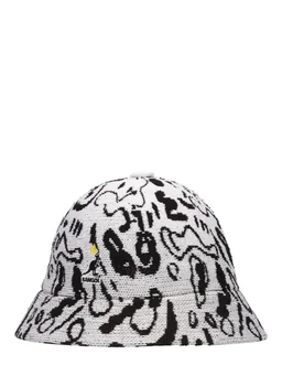 Kangol Bucket hat with abstract pattern in 56% Modacrylic, 18% Acrylic, 18% Polyester, 100% Nylon, photo 2 of 6 from LUISAVIAROMA