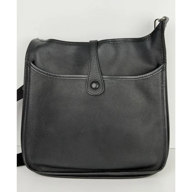 Hermès Evelyne Iii Pm Crossbody Bag in silver|black|gray Clemence leather from Poshmark, photo 2 of 16