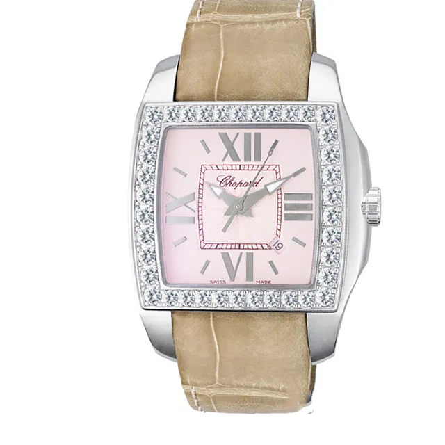 Unused Chopard Two o Ten 34mm 138464 in Stainless Steel, White Gold from Gray And Sons