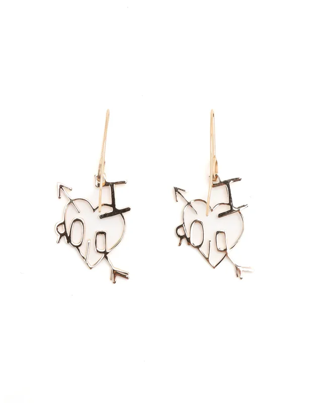 Dior Heart Arrow Earrings from A Retro Tale, photo 2 of 2