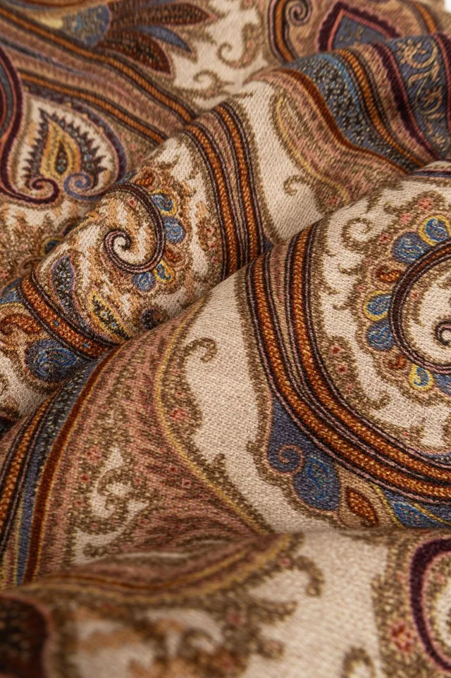 Etro Paisley Fringed Scarf, photo 3 of 4 from SENSER