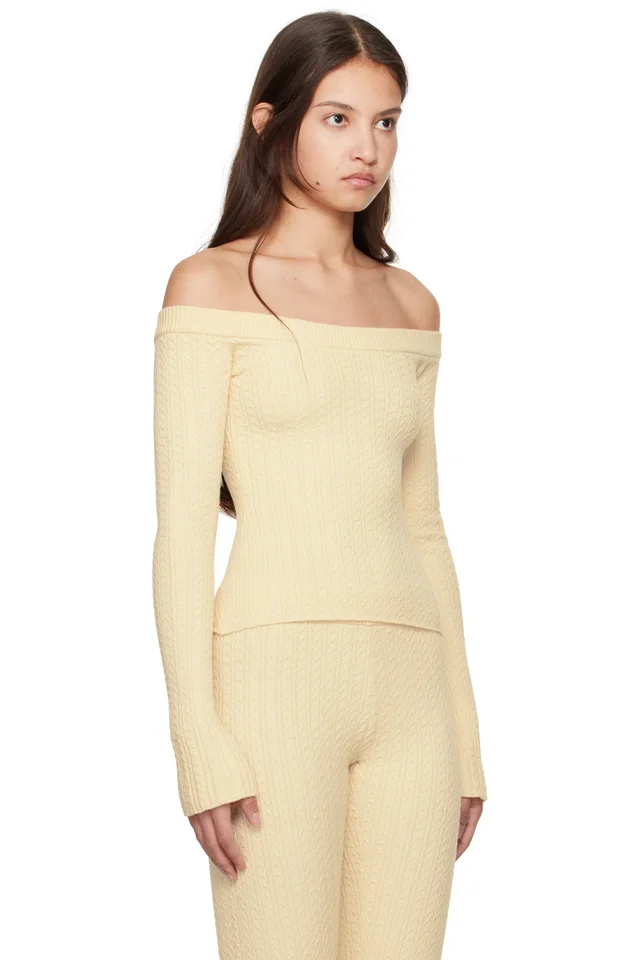 GUIZIO Off-White Mia Top, photo 2 of 4 from SSENSE