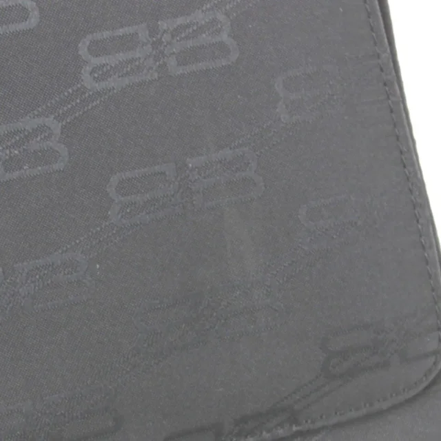 Balenciaga BB Monogram Nylon Shoulder Bag in Black Nylon from LuxUness, photo 6 of 8