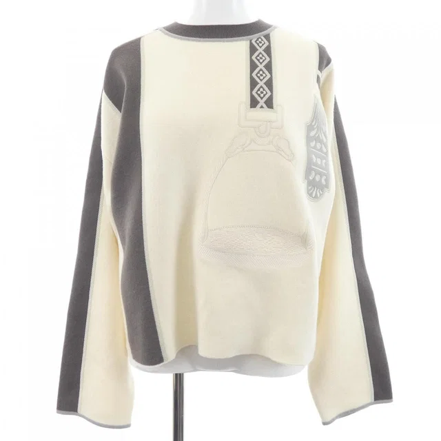 Hermès Etriers Stirrs Knit Sweater in Cashmere from The Reluxe