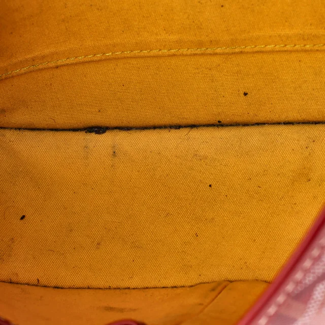 Goyard Belvedere II Messenger Bag Coated Canvas PM in red Coated canvas from Rebag, photo 5 of 7