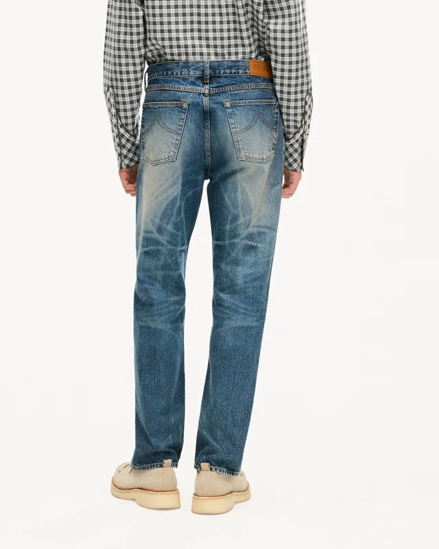 Kenzo Straight fit jeans in japanese denim, photo 4 of 7 from SENSER