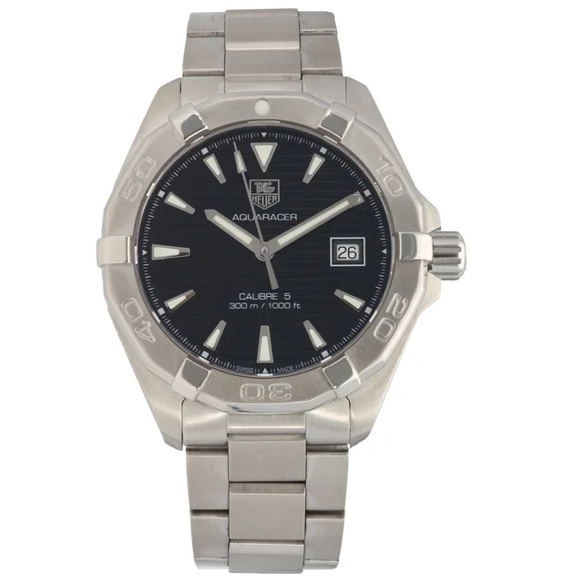TAG Heuer Aquaracer WAY2112-0 41mm Stainless Steel Watch from H&T