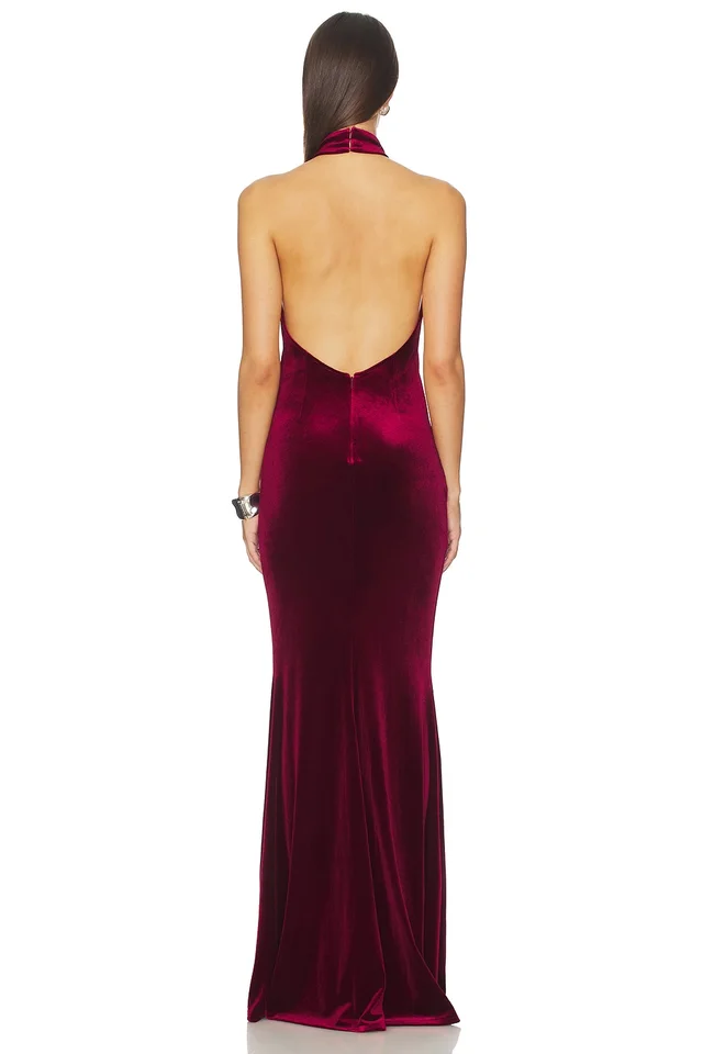 NBD Gal Gown in Oxblood, photo 3 of 3 from REVOLVE (Canada)