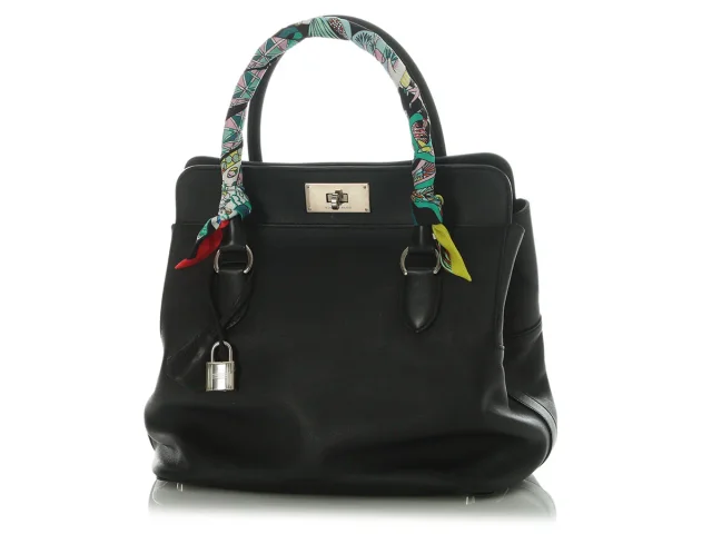 Hermès Swift Toolbox 26 in Black Swift leather from Ann's Fabulous Finds, photo 2 of 10