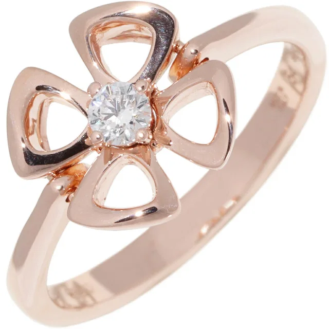Bvlgari Fiorever Au750 Diamond Ring Size 54 from LuxUness
